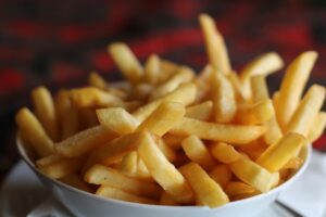French fries in a basket