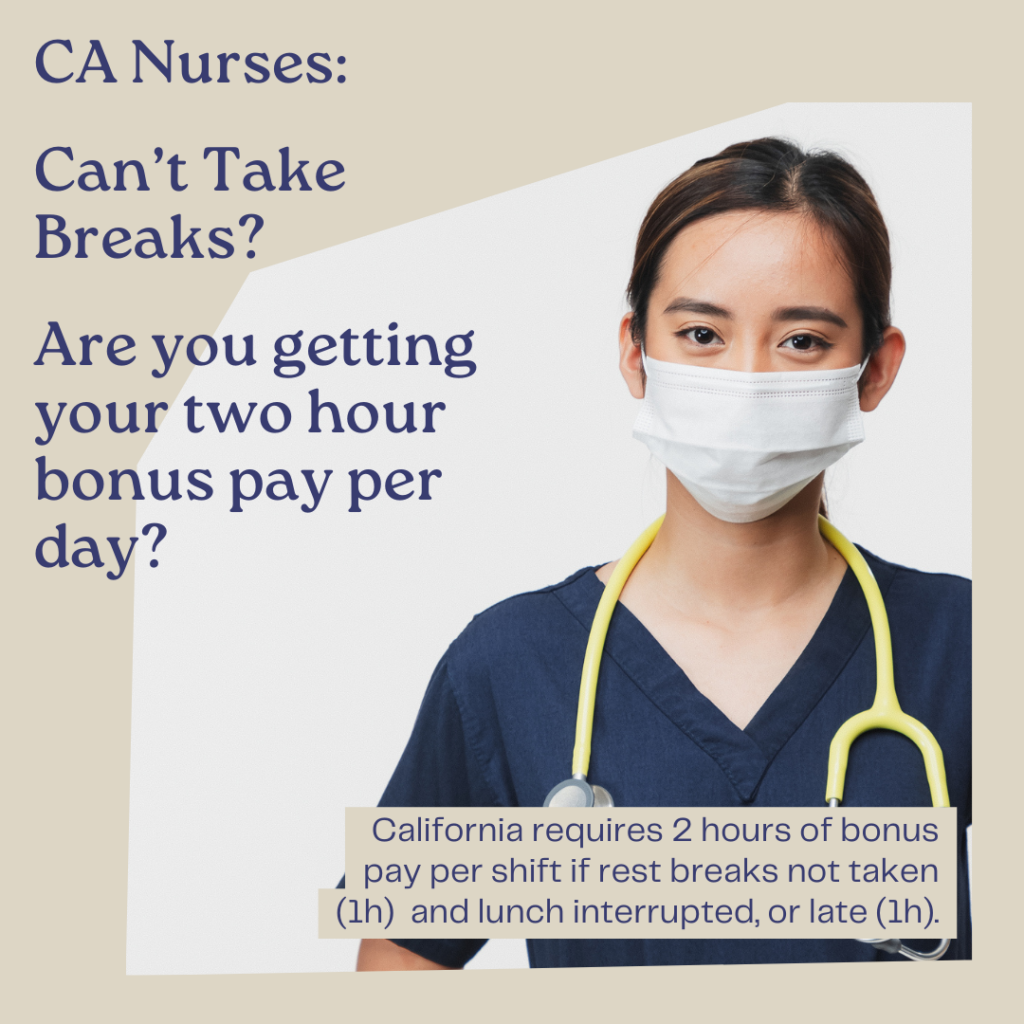 1 Hour Extra Pay When You Skip Breaks in California - Explainer