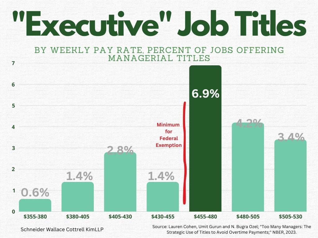 Wage Gap Misclassification - Image 2 - Executive Job Titles